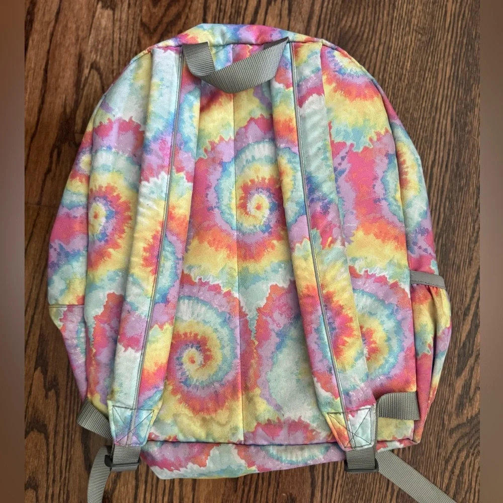 L.L.Bean Kids Bean’s Explorer Tie Dye Backpack Rainbow School Camp Book Bag